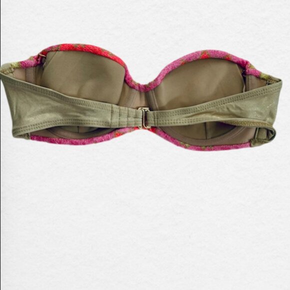 Luli Fama "La Fama" Ruched Underwire Push Up Bandeau - Picture 4 of 4